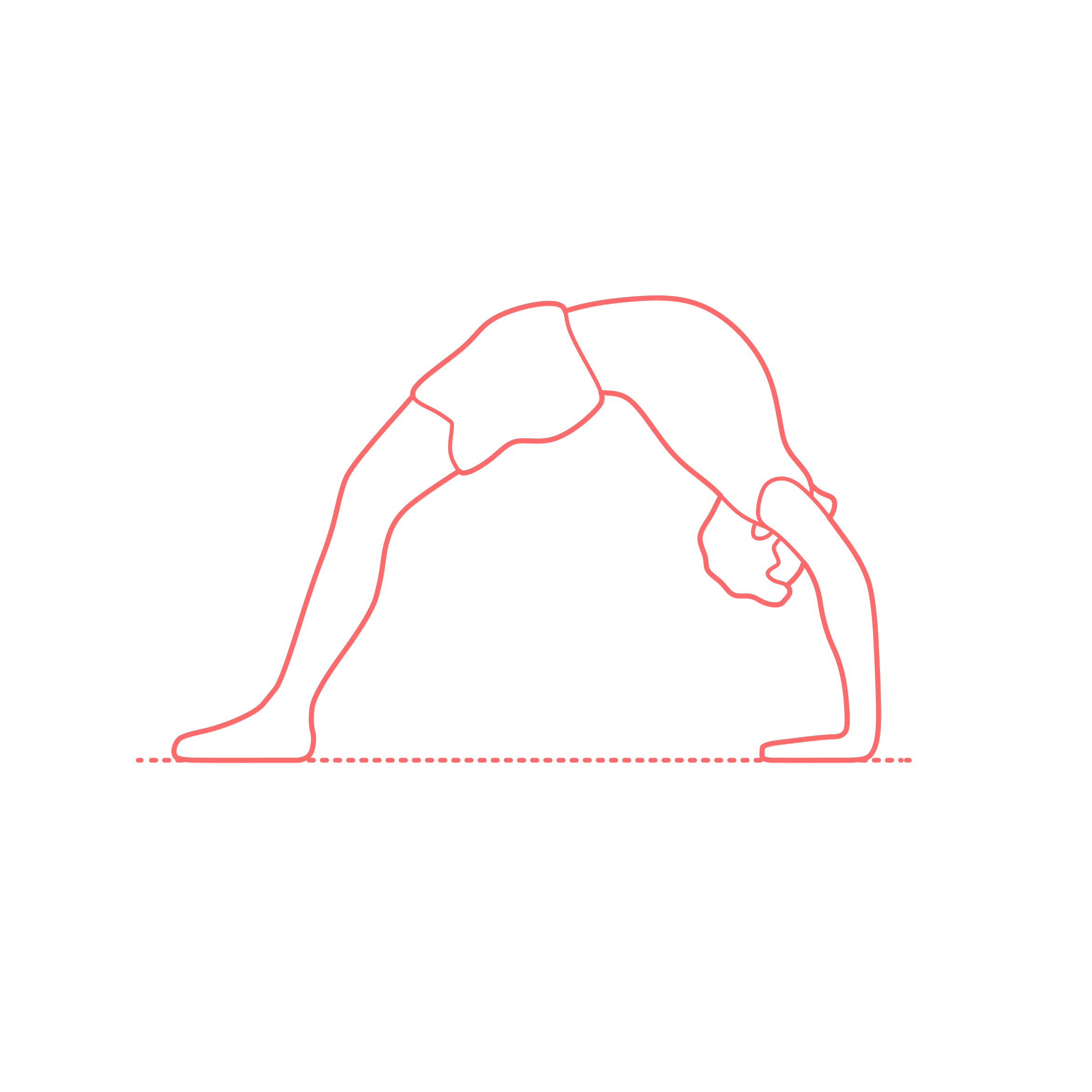 Humans Yoga Poses Wheel Pose Laser Cut Svg File Free Vectors